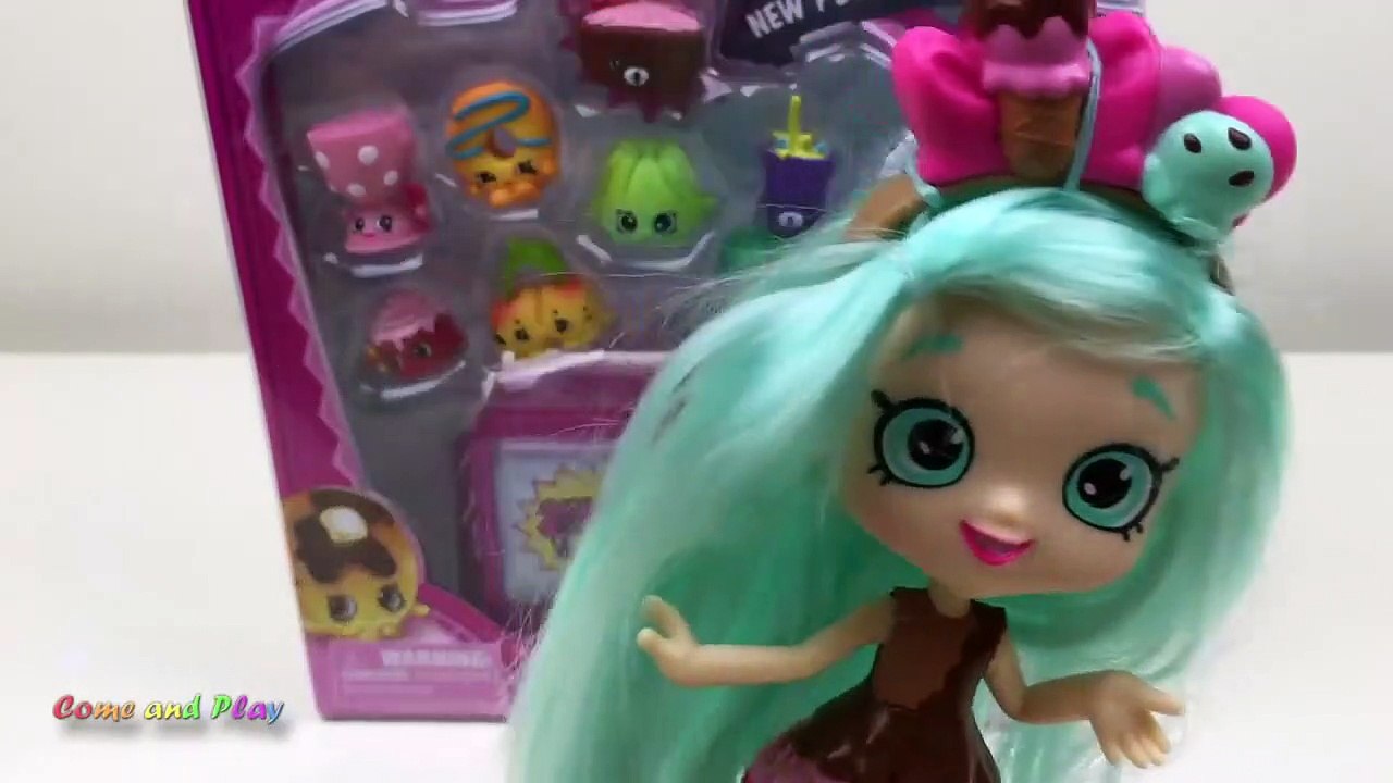 Shopkins Shoppies Doll Opens 12pack Shopkins season 4. So Hungry! Found Ultra Rare Shopkins-Dc8