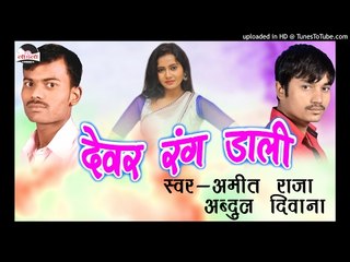 पाछे से डाल आगे सर्दी भइल बा  -Dever Rang Dali || Amit Raja || Bhojpuri Hot Holi Songs 2017 New