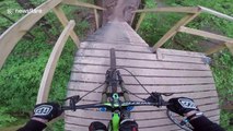 Mountain Bike Jump Crash