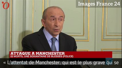 Attentat de Manchester: Collomb assure que «la menace est élevée»