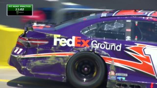 Hamlin hits wall hard during practice for the All-Star Race