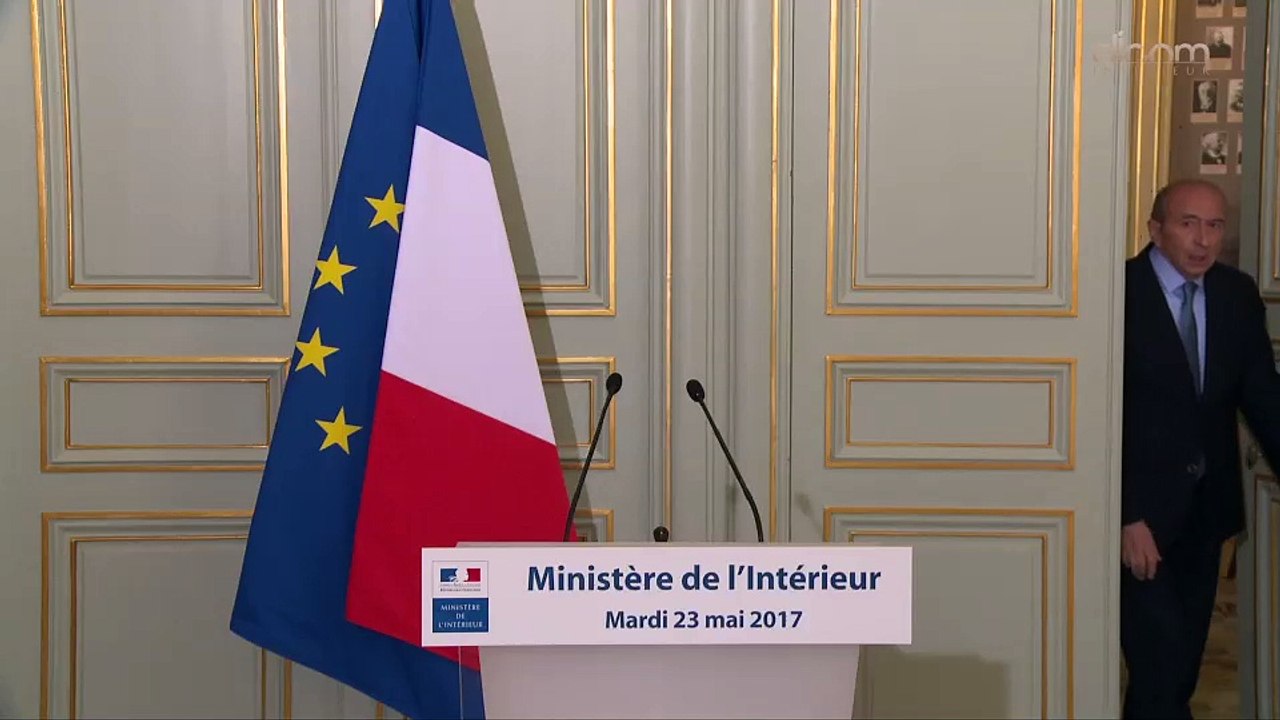 Attentat de Manchester : déclaration de Gérard COLLOMB, ministre d'Etat, ministre de l'Intérieur