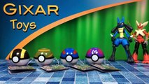 Pokemon Surprise Poke Balls 5 Toys - Klefki, Dedenne, Manaphy, Victini, Jirachi-ED5Xqxds