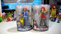 Pokemon Toys - Ash and Pikachu - Serena and Fennekin Model Sets by Takara Tomy-v8
