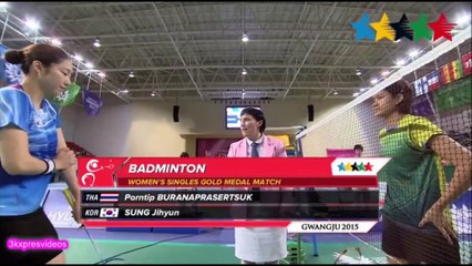 Amazing BADMINTON Women's Singles Gold Medal Match   _ 28th Summer Universiade 2