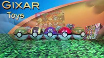 Pokemon Pokeball Surprise Toys 5 - Zygarde, Heracross, Menactric, Charizard X, Hawlucha-JoOga0piW