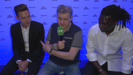 UNFP - Pierre Ménès avec Thauvin et Gomis