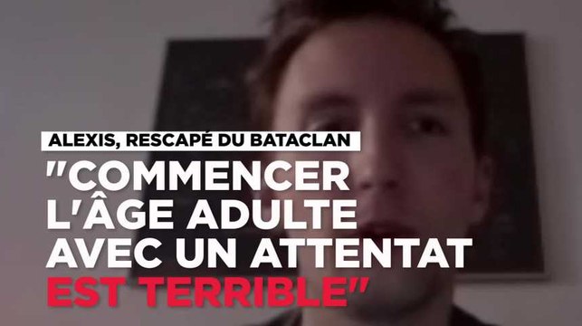 Alexis, rescapé du Bataclan : Commencer l'âge adulte avec un attentat est terrible