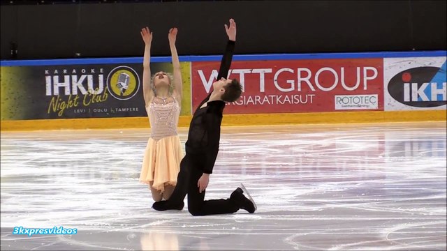 Amazing skating _ Figure Skating Senior Ice Dance Free Dance _ Must watch _