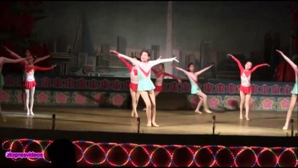 Amazing skating and gymnastics performance at Children's palace North Korea _ Mu