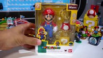 Super Mario S.H.Figuarts by Bandai With Mushroom, Coin and Mystery Box-oA8yPNB