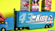 Disney Pixar Cars Dinoco Gray Hauler The King with Toy Surprise Easter Eggs Planes MLP-X