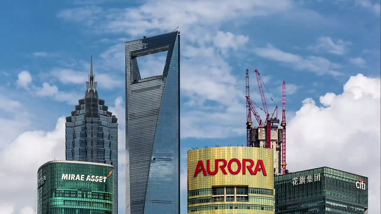 Shanghai Innenstadt - Zeitraffer