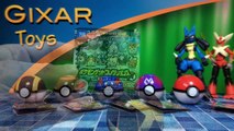 Pokemon Surprise Poke Balls 5 Toys - Klefki, Dedenne, Manaphy, Victini, Jirachi-ED5Xq