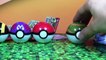 Pokemon Pokeball Surprise Toys 5 - Zygarde, Heracross, Menactric, Charizard X, Hawlucha-JoOg