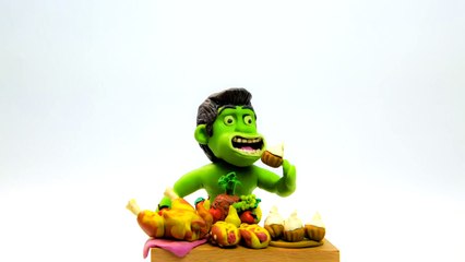 HULK TOILET PRANK! Superhero Animation Episodes Play Doh Stop Motion-1bEbb