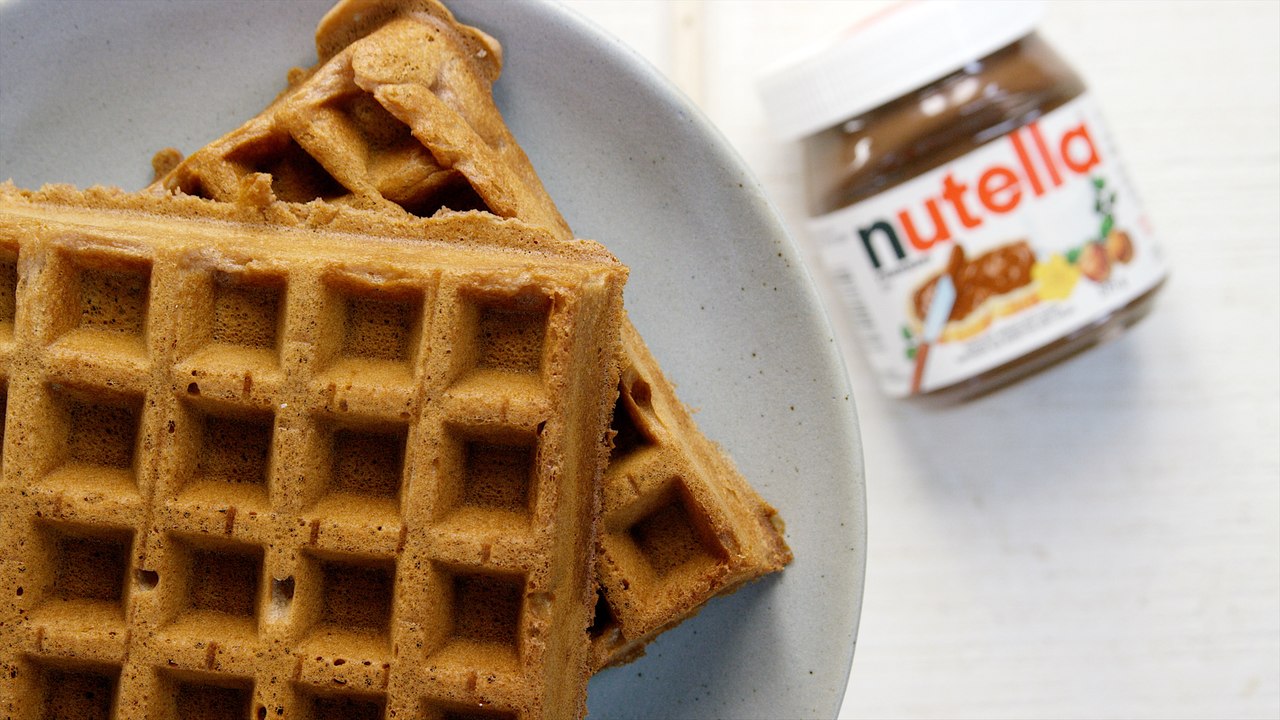 Nutella Waffles Recipe
