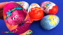 Super Surprise Eggs Kinder Surprise Kinder Joy Disney Phineas and Ferbs Learn Colors Play Doh  Kids-x