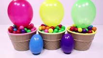 Balloon Pop Surprise Toys Learn Colors Bubble Gum Peppa Pig Family Bath Time-3qWH
