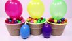 Balloon Pop Surprise Toys Learn Colors Bubble Gum Peppa Pig Family Bath Time-3qWH