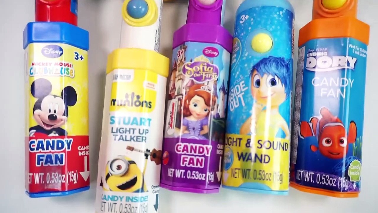 Colors PEZ Disney Candy Fan Mickey Mouse Sofia Princess Finding Nemo Inside Out Minions Toy-p_QzLIb1