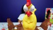 Squeaky Chicken Toy Challenge Game - Chocolate Kinder Surprise Eggs - Surprise Toys For Kids-BqT