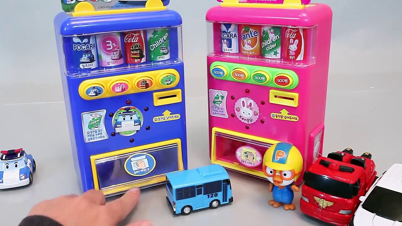 Robocar Poli Drinks Vending Machines Toys-K0fZaw