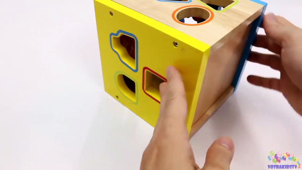 Learning Shapes Colors with Wooden Box Bead Maze Toys for Children--USWh