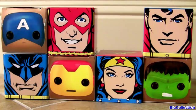 DC CUBEEZ SURPRISE TOYS Flash Wonder Woman Superman Batman Disney Marvel Captain America IRON MAN-JGNOhtkf_