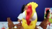 Squeaky Chicken Toy Challenge Game - Chocolate Kinder Surprise Eggs - Surprise Toys For Kids-BqT
