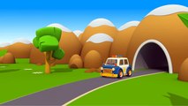 Vehicles for kids.  Car cartoon.  Learn vehicles  with cars & trucks  on #KidsFirstTV.-2Dp