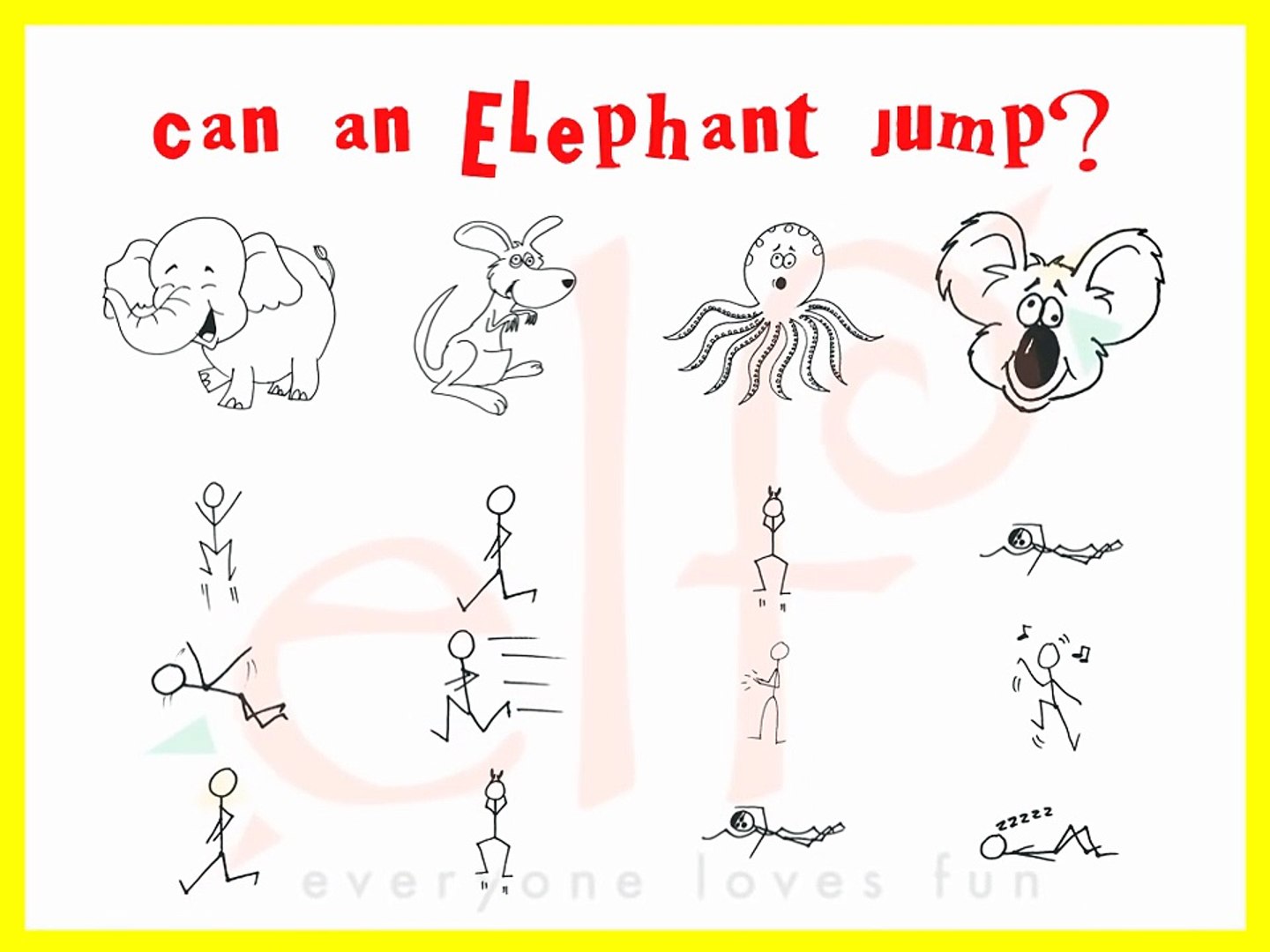 Can An Elephant Jump Original Acoustic Version Song By Elf Learning Ga6d Video Dailymotion