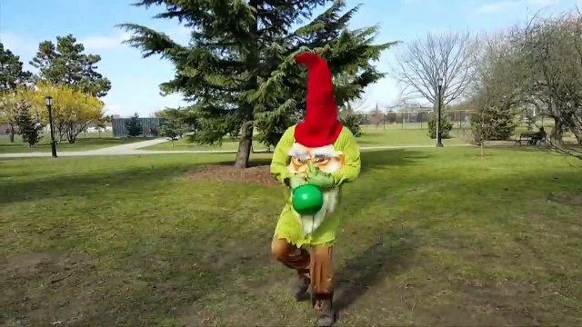 SPIDERMAN vs LEPRECHAUN - Magic Coins - Superheroes Change Colors In Real Life - Marvel IRL-jflNfwf