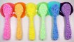 DIY How To Make Colors Play Foam Spoon with Rainbow Gooey Slime Colors Bubble Gum Surprise Toys-PRzalOfHL