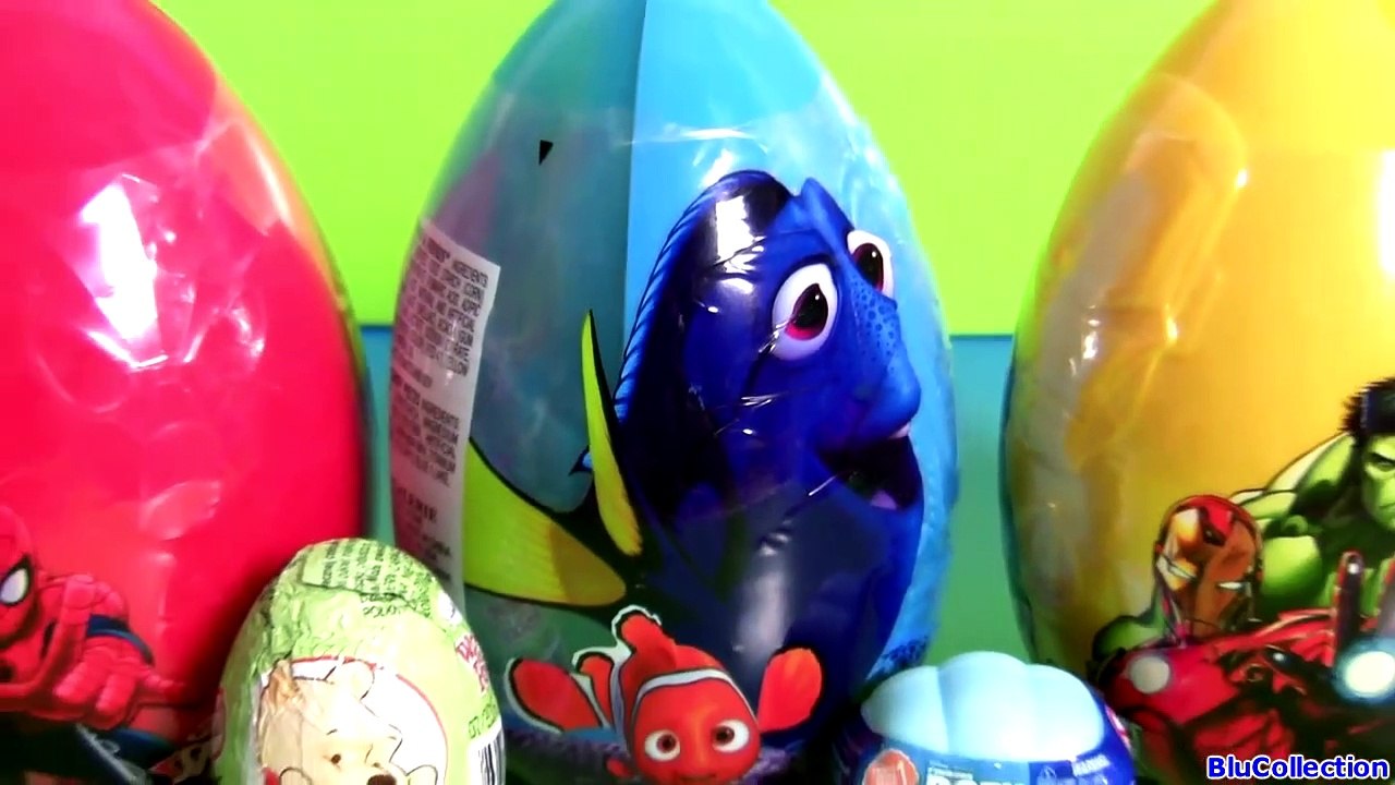 Egg Surprise Marvel the Avengers Hulk Spiderman Iron Disney Finding Nemo Dory Squishy POPs-W0_WQ