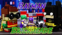 Lego Batman Movie Brickheadz Joker and Penguin kidnap Batgirl rescued by Batman and Robin-ApQ5quW