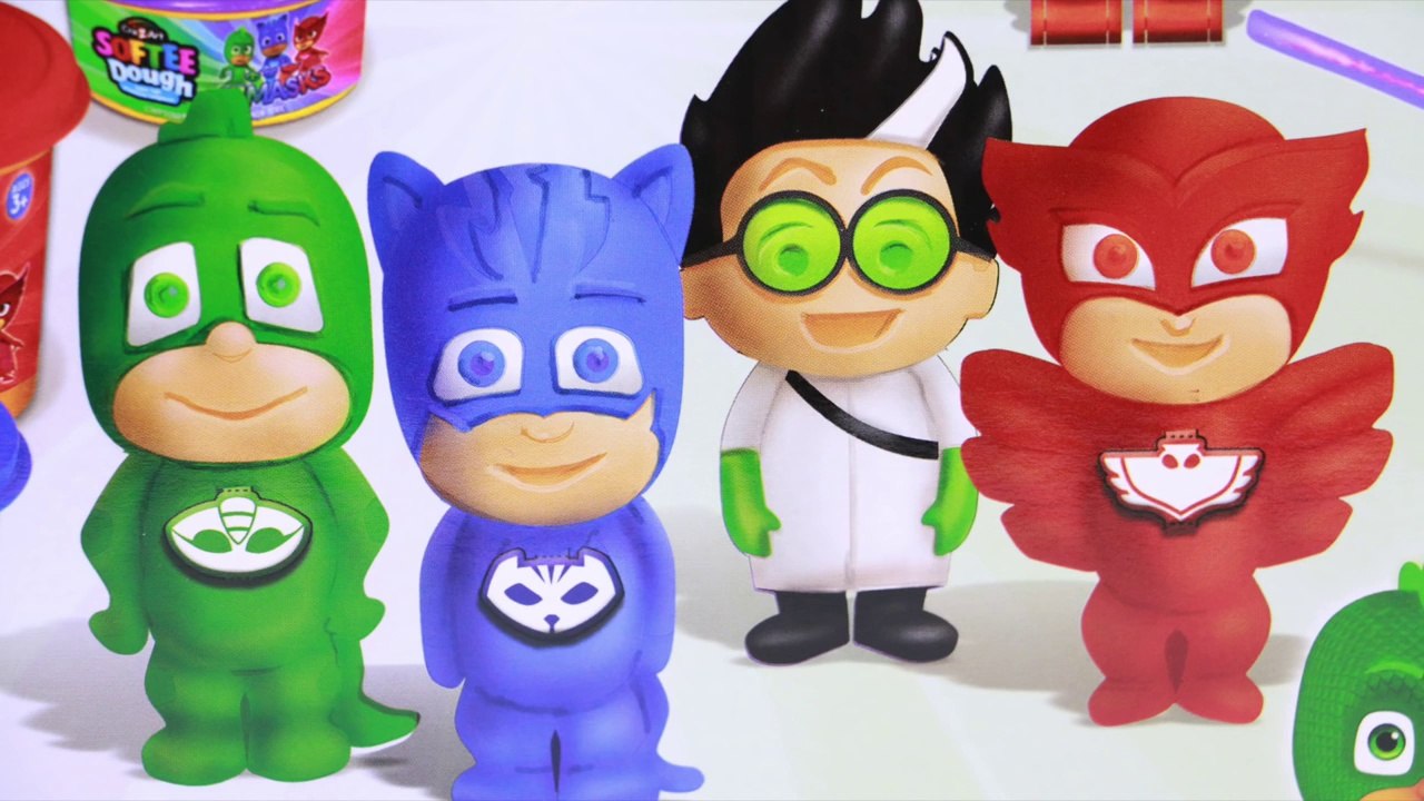 PJ Masks Softee Dough Mold N Play Play Doh Cra Z Art Set-NlXpl