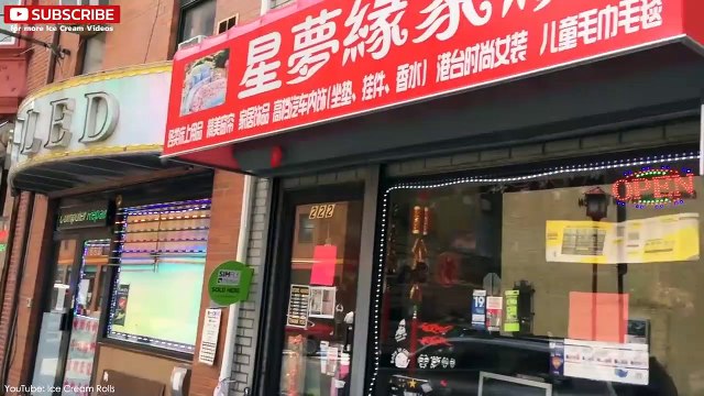 ICE CREAM ROLLS _ Blueberry _ Blue Berry Ice Cream _ Fried Thailand Ice Cream rolled in Philadelphia-fFewCg