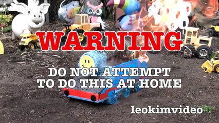 Thomas Tank Dark Side Knock Off Toys Ep15 Thomas Train Battle Coal Fire Piñata-ujrrco