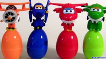 Learn Colors with SUPER WINGS SURPRISE EGGS 출동 슈퍼윙스 ! 디즈니 계란 장난감 서프라이즈 Children Toys-6QxCmiNs