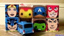 DC CUBEEZ SURPRISE TOYS Flash Wonder Woman Superman Batman Disney Marvel Captain America IRON MAN-JGNO