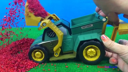 UNBOXING MATCHBOX DUMPIN' LOADER TRUCK WITH DISNEY CARS, HOT WHEELS AND MATCHBOX ON A MISSION-MvSL