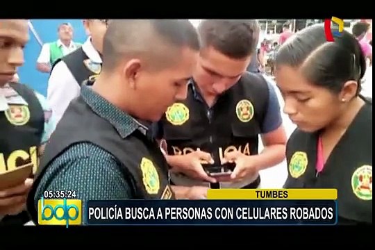 Tumbes: PNP realiza operativo contra celulares robados