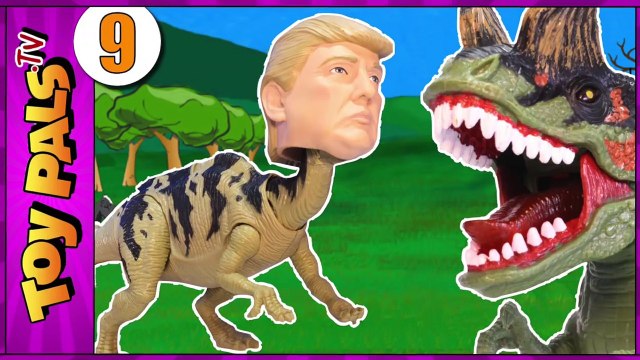 TRUMPOSAURUS Dinosaurs Revenge Jurassic Park World Toys Dinosaur Toy Kids Videos 9-gQunABf