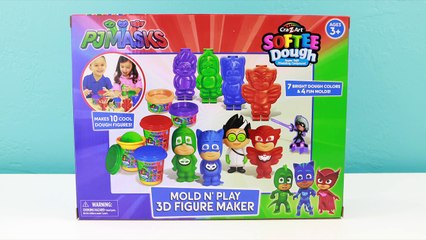 PJ Masks Softee Dough Mold N Play Play Doh Cra Z Art Set-NlXp
