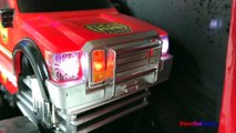 COLLECTION OF FAST LANE MIGHTY MACHINES - CITY VEHICLES COLOR CHANGING FIREFIGHTERS AMBULANCE POLICE-SI