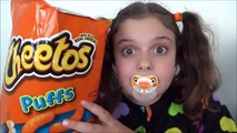 Bad Baby Giant Nachos and Candy Challenge Toy Freaks Victoria Annabelle-Fy
