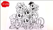 MY LITTLE PONY COLORING BOOK VIDEOS EPISODE 4 MLP COLORING VIDEOS FOR KIDS-s