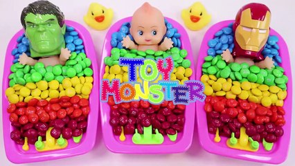 Learn Colors Superhero Baby Doll Bath Nursery Rhymes Finger Song For Kids-8-KdsWM-6