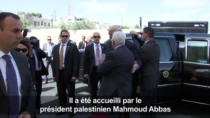 A Bethléem, Trump promet de "tout faire" pour un accord de paix